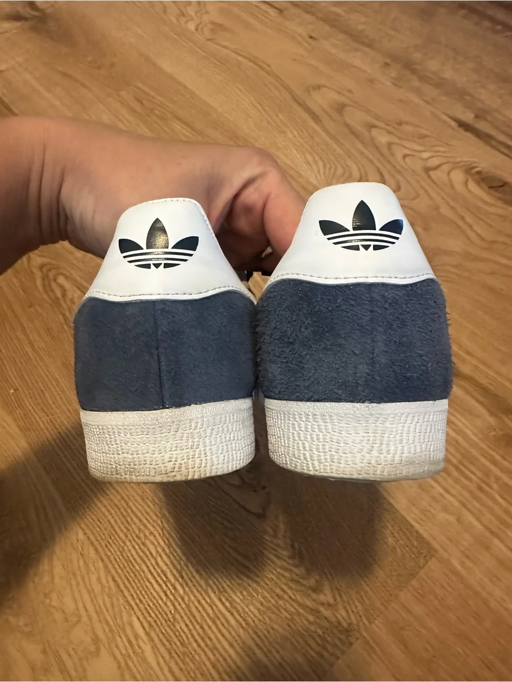 Adidas Gazelle Suede Sneakers in Navy and White